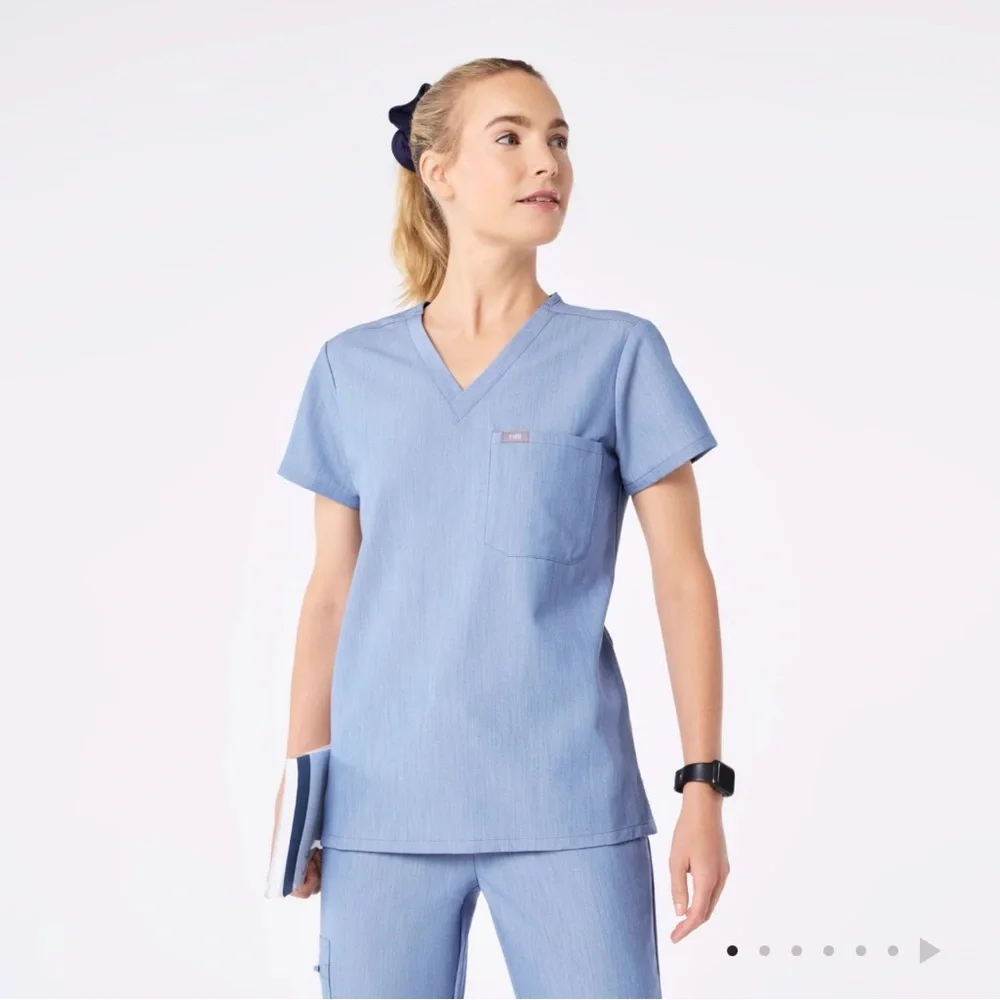 Figs Catarina One-Pocket Scrub Top Size Medium - Picture 7 of 9